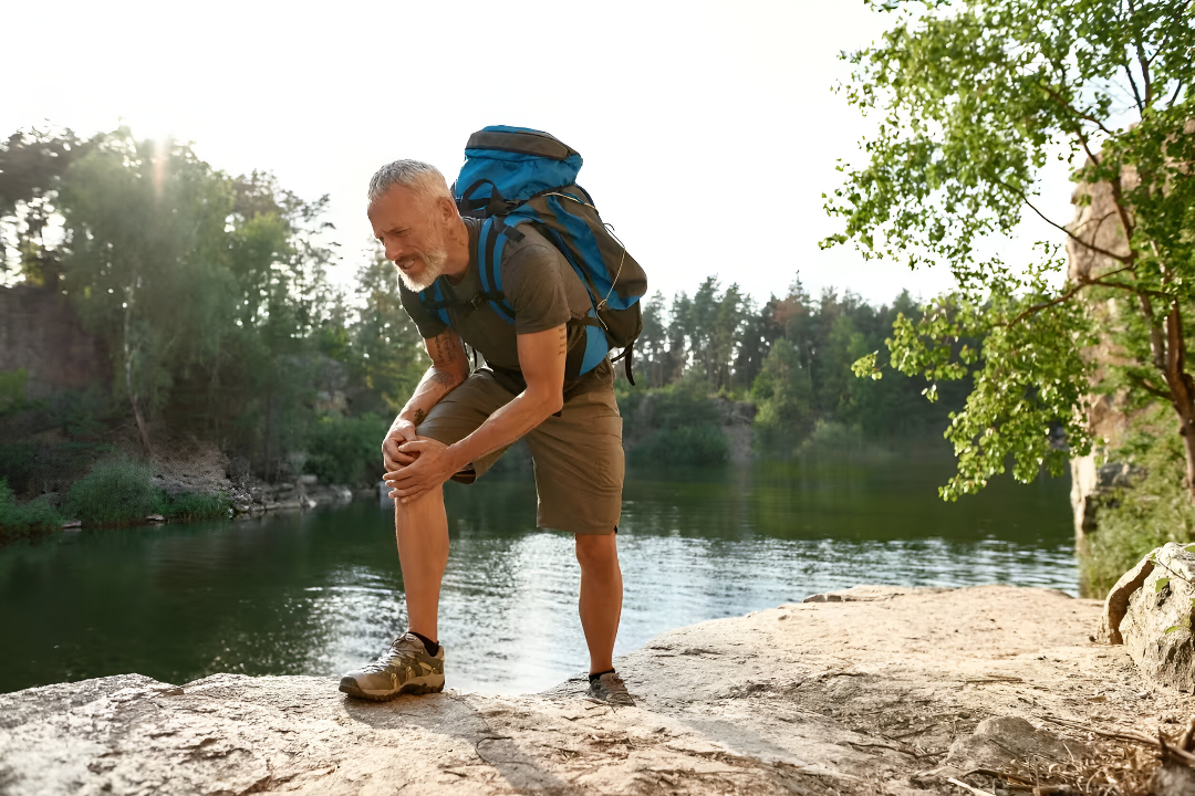 How to build knee resilience for downhill backpacking hikes