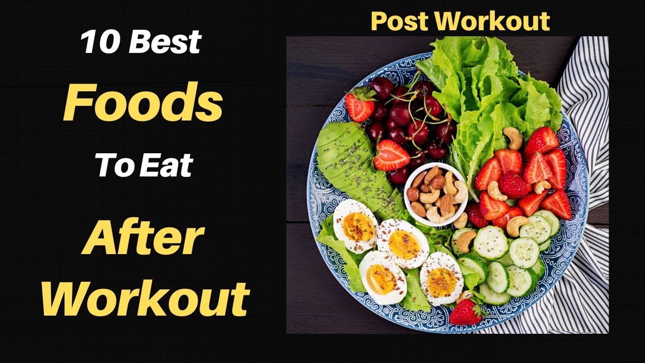 Healthy post workout recovery foods for muscle repair