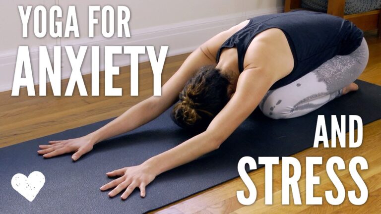 gentle yoga poses for stress relief and flexibility
