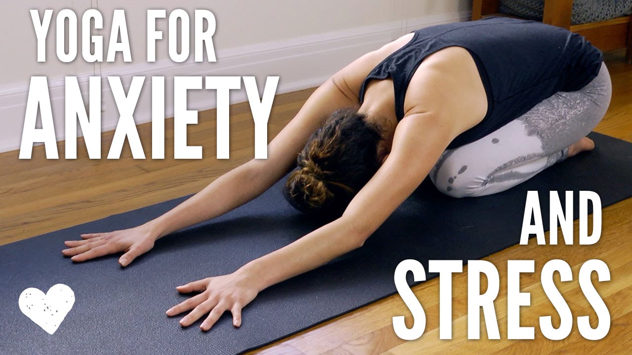 gentle yoga poses for stress relief and flexibility