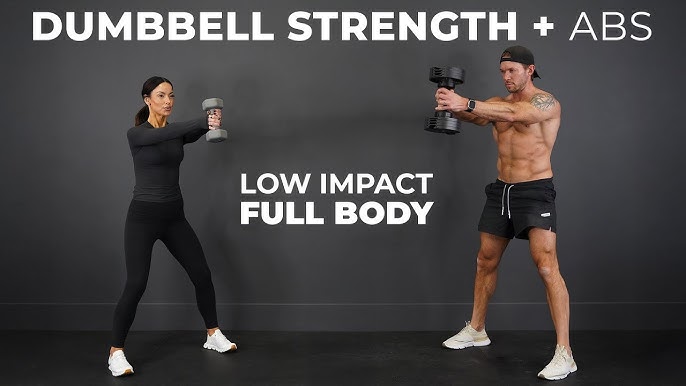 low impact dumbbell workout for full body strength