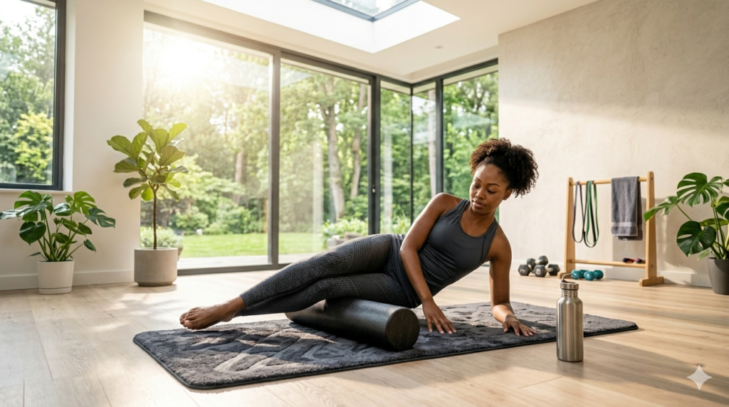 foam rolling for mobility and recovery routine