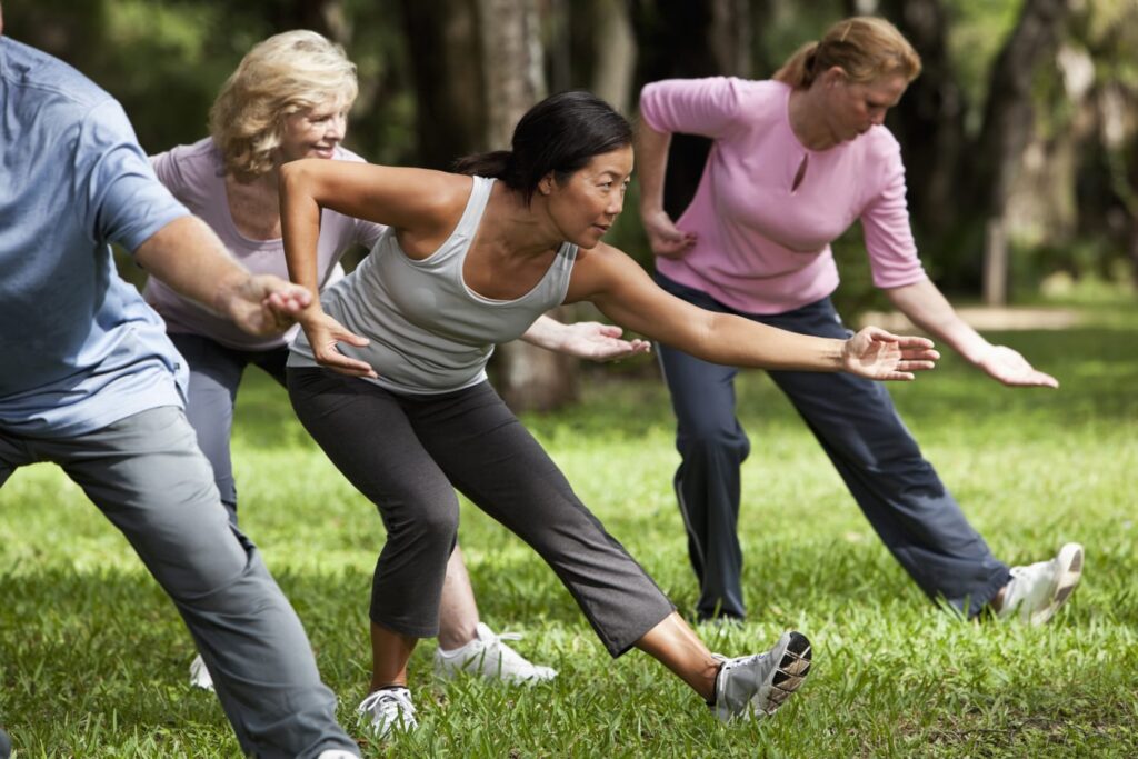 tai chi for balance and mental clarity practice outdoors